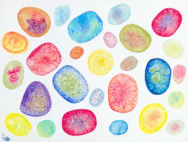 Bubbles, abstract & experimental by Pooneh Nik