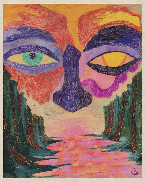Played with colors and shapes tonight, abstract & experimental by Pooneh Nik