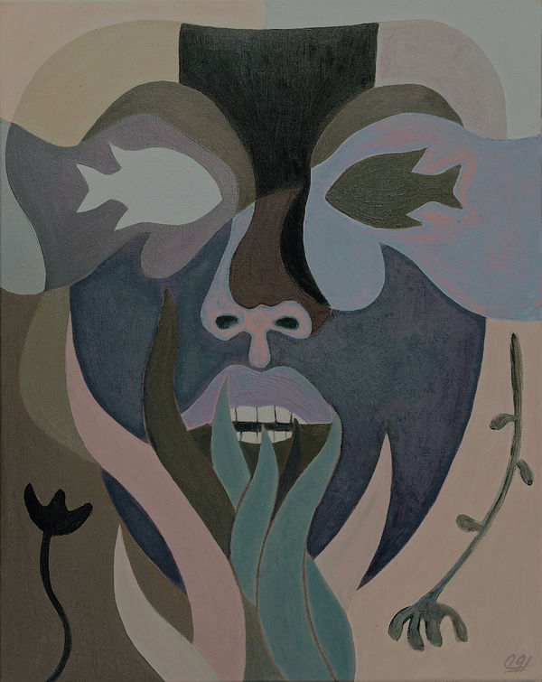 Swamp Lady, abstract & experimental by Pooneh Nik