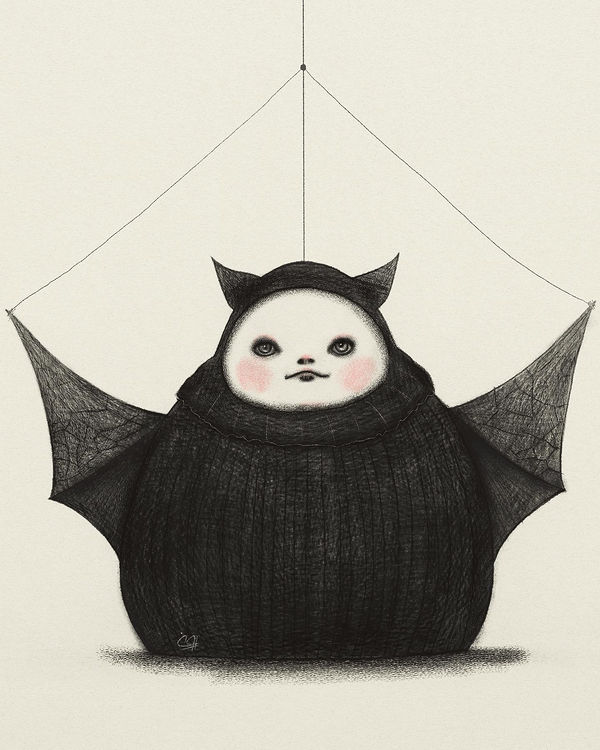 Little Omen, gothic & dark whimsy by Pooneh Nik