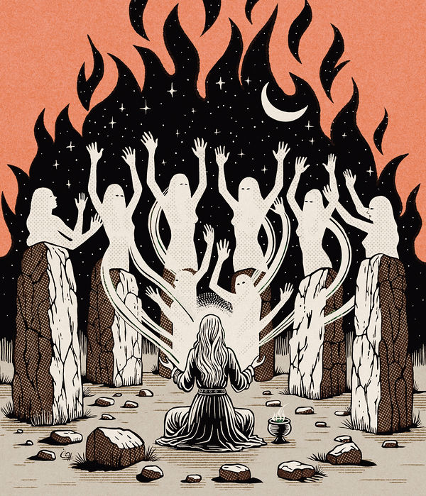Midnight Specters, gothic & dark whimsy by Pooneh Nik