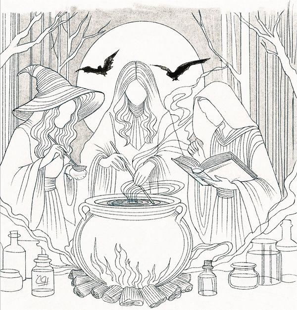 Not finished yet, but getting there, gothic & dark whimsy by Pooneh Nik