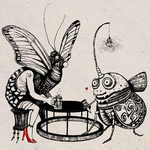 Red Shoes, gothic & dark whimsy by Pooneh Nik