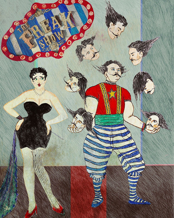 The freak show, gothic & dark whimsy by Pooneh Nik