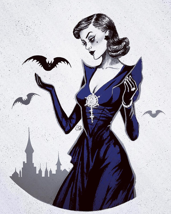 Vespera, gothic & dark whimsy by Pooneh Nik