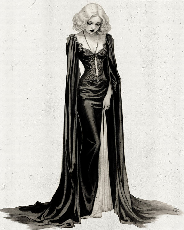 Weary Immortal, gothic & dark whimsy by Pooneh Nik