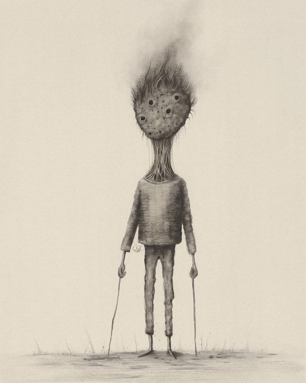 What remains will tell our tale, gothic & dark whimsy by Pooneh Nik