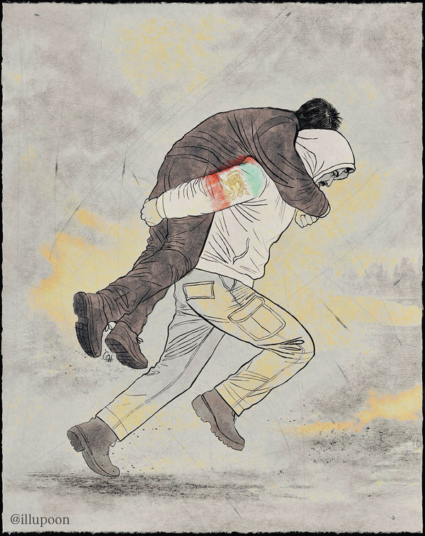 Hamid Mahdavi, iran revolution 2026 by Pooneh Nik