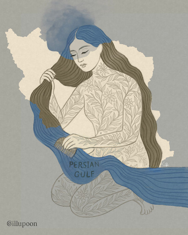 Persian Gulf, iran revolution 2026 by Pooneh Nik