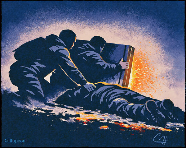 The Distance Between Bullets, iran revolution 2026 by Pooneh Nik