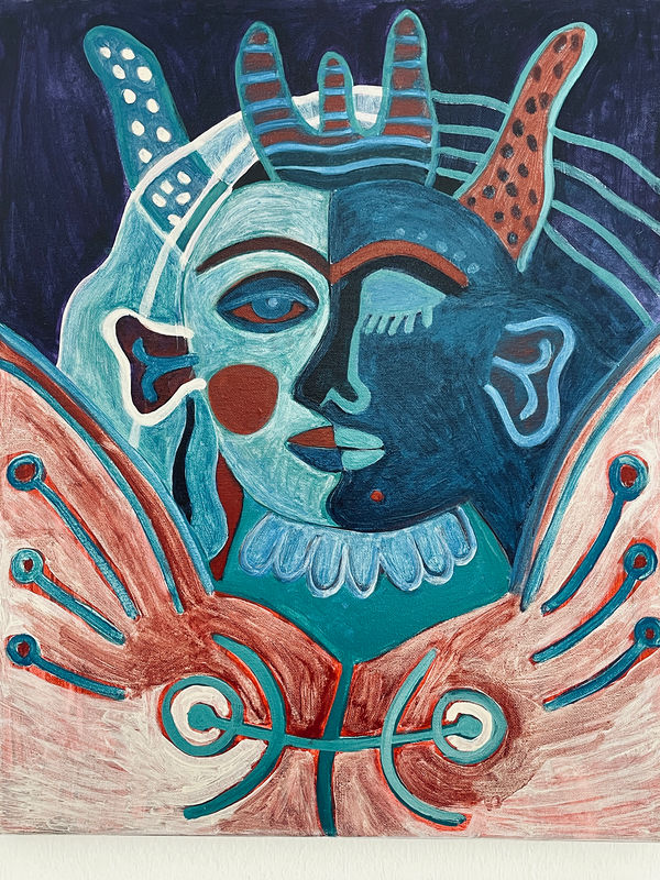 Chimera, masks & duality by Pooneh Nik