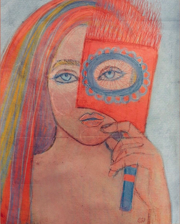 Gypsy, masks & duality by Pooneh Nik