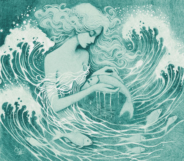 Elegy I, myth & fantasy by Pooneh Nik