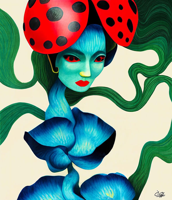 Floramorph, myth & fantasy by Pooneh Nik