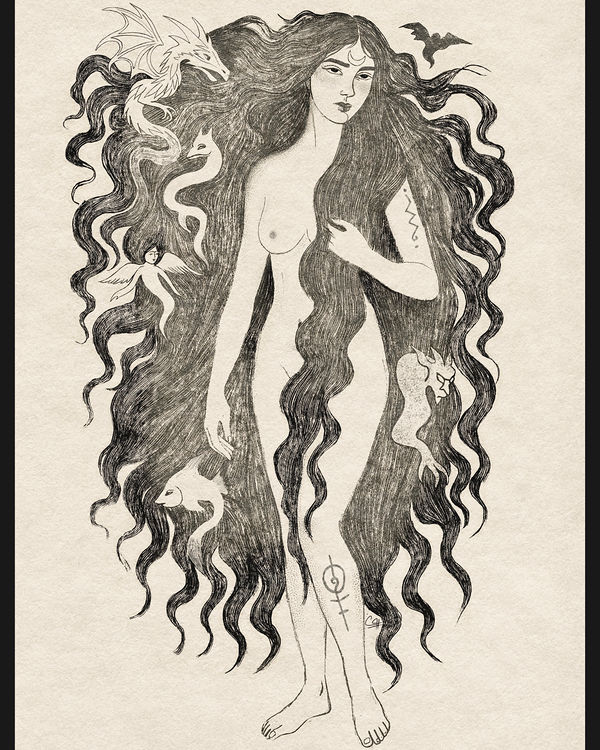 Selene Nyxshade, myth & fantasy by Pooneh Nik