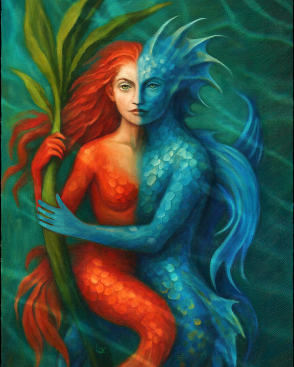 Siamese Twins, myth & fantasy by Pooneh Nik