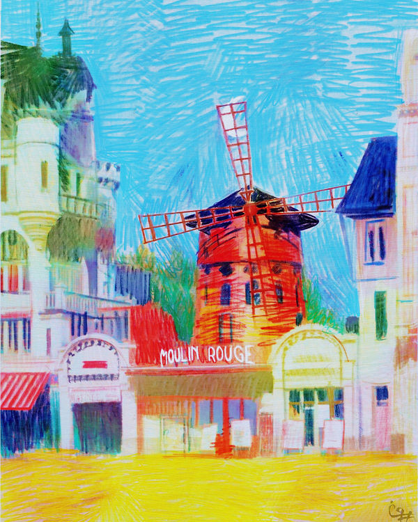 Moulin Rouge, places by Pooneh Nik