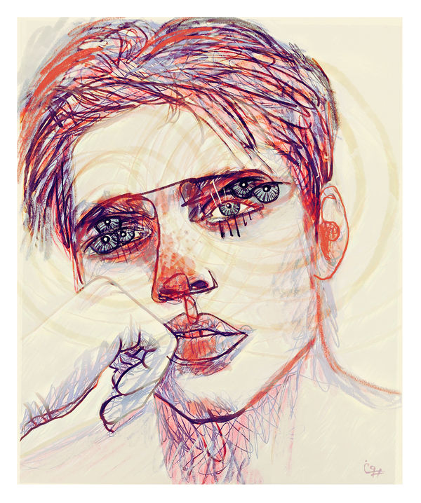 My entire being turned into eyes, portraits by Pooneh Nik