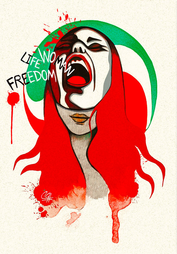 Woman, Life, Freedom, woman, life, freedom (2022–23) by Pooneh Nik