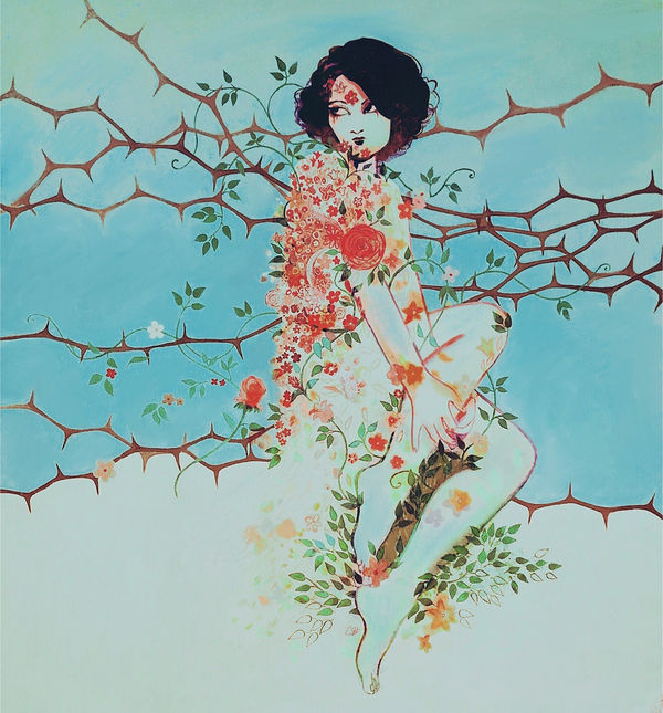 Blooming lovely, women & nature by Pooneh Nik