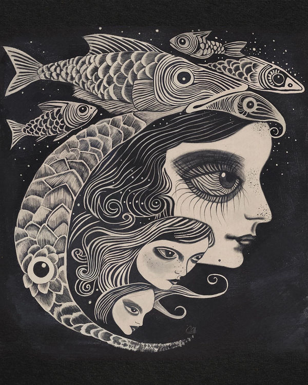 Coral, women & nature by Pooneh Nik