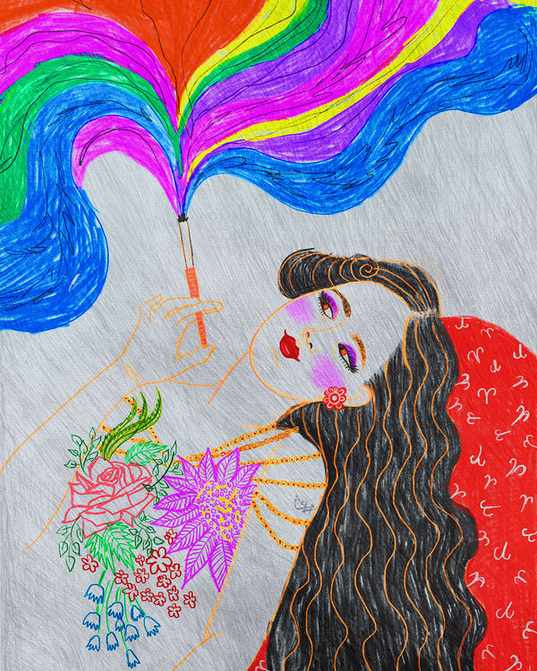 Love is a smoke with the fume of sighs, women & the body by Pooneh Nik
